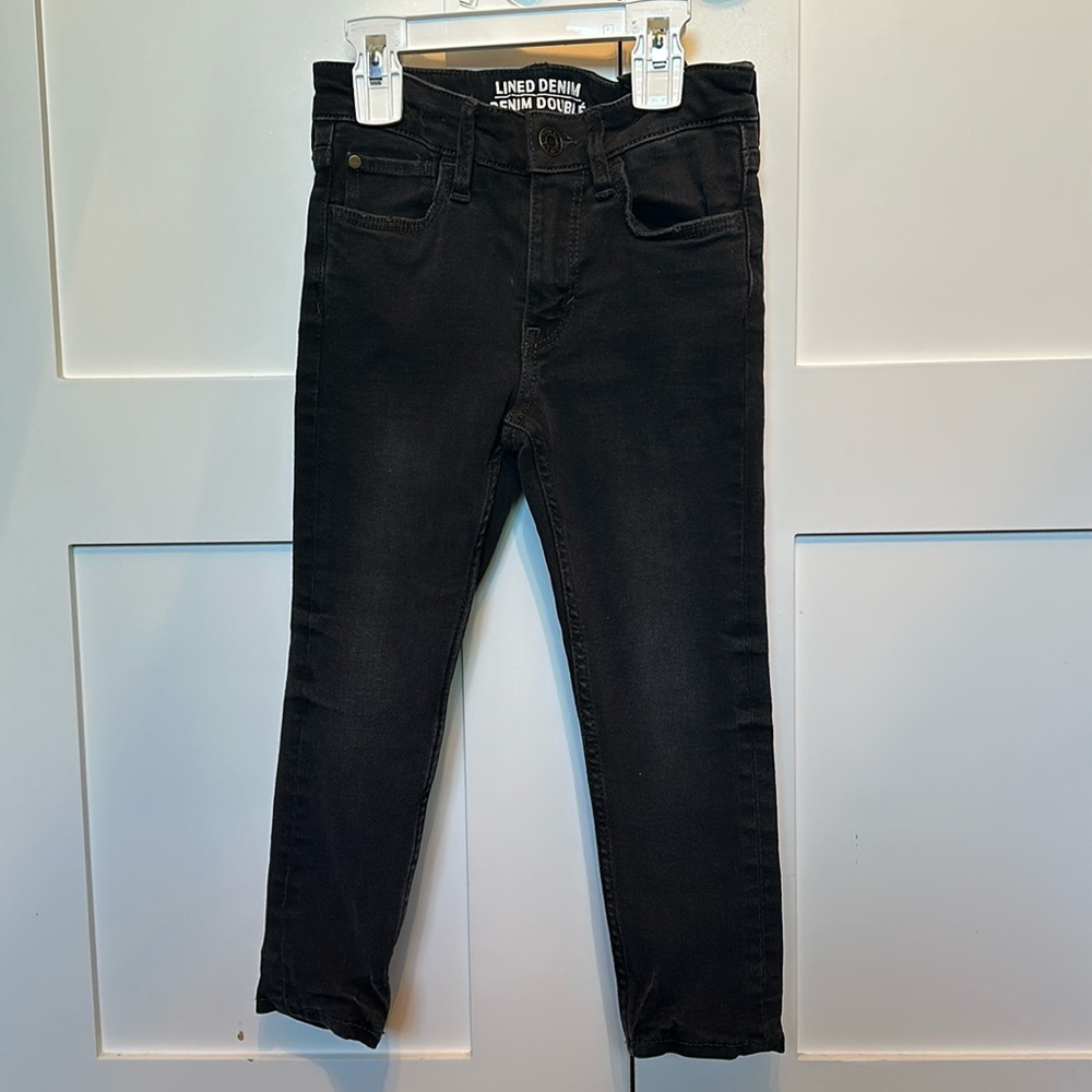 H&M lined denim jeans. 3-4 EUC